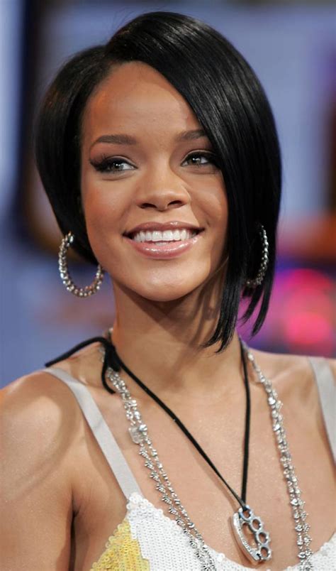 Trendy Rihanna Inspired Short Hair Bob Ideas